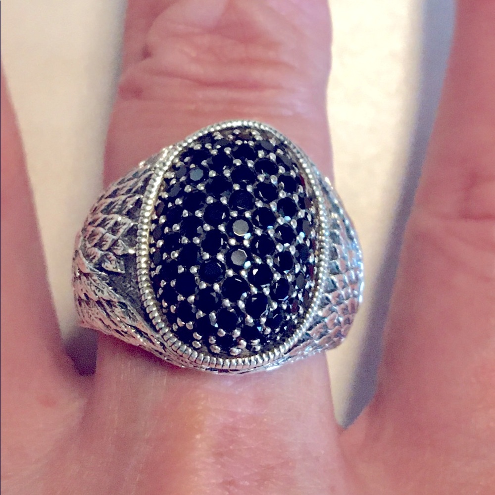 Stunning Scott Kay Eagle Wing Sterling Silver ring